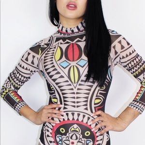 Geometric Bodysuit